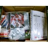 Football Interest - Soccer programmes, testimonial brochures, tickets, press kits, etc Condition: