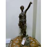 Reproduction bronze figure - Justice Condition: