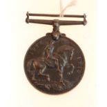 Medals - World War I British War Medal awarded to 8027 Private E. Badman, Somerset Light Infantry
