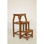 Set of early 20th Century folding steps/stool Condition: