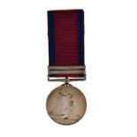 Queen Victoria Military General Service Medal with Toulouse and Vittoria bars awarded to William
