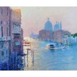 Bob Richardson (b.1938) - Pastel - The Grand Canal, Venice, signed, 43cm x 50cm A.R. Condition: **