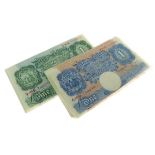 Bank Notes - Collection of Bank Of England bank notes comprising: seventeen Peppiatt blue £1