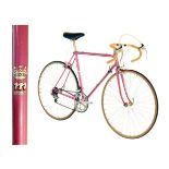 Mercier steel framed racing cycle in metallic pink Tour de France colours, fitted primarily early