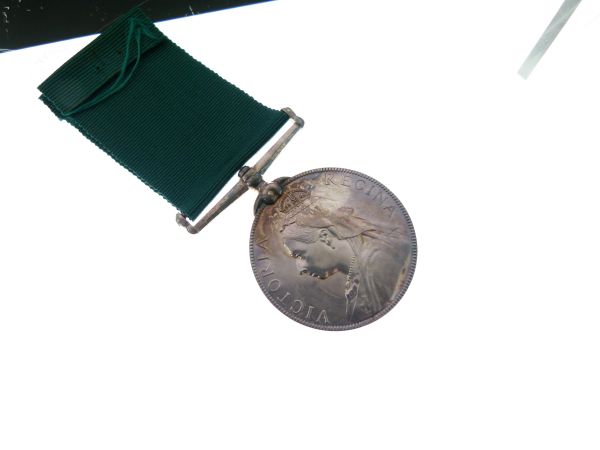 Queen Victoria Volunteer Force Long Service Medal awarded to Sgt J.B. Walker, 2nd Devon V.R. - Image 3 of 8