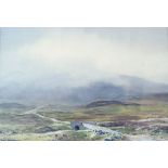 Frank Egginton (1908-1990) - An Irish moorland landscape with a stone bridge, signed, 37cm x 52.5cm,