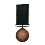 Queen Victoria Volunteer Force Long Service Medal awarded to Sgt J.B. Walker, 2nd Devon V.R.