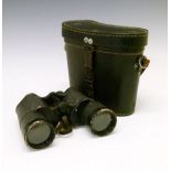 Militaria - Pair of World War II Carl Zeiss Dienstglas 10 x 50 BLC service binoculars, serial number