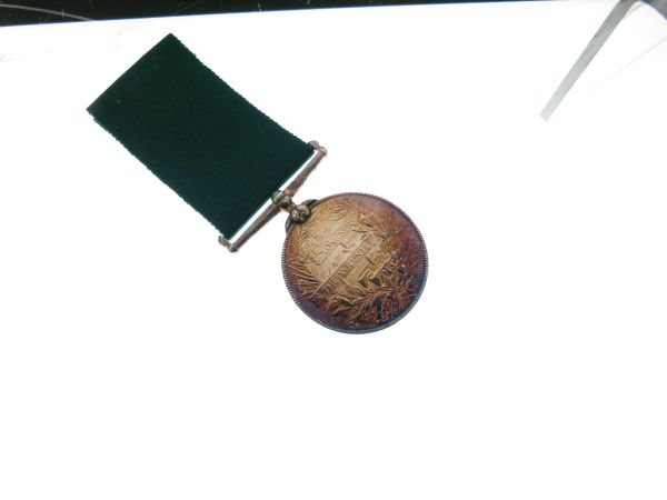 Queen Victoria Volunteer Force Long Service Medal awarded to Sgt J.B. Walker, 2nd Devon V.R. - Image 2 of 8