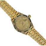 Rolex - Lady's 18ct gold Oyster Perpetual Datejust Superlative Chronometer automatic wristwatch,