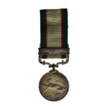George VI India General Service Medal with North West Frontier 1936-37 bar awarded to T.C. 177413