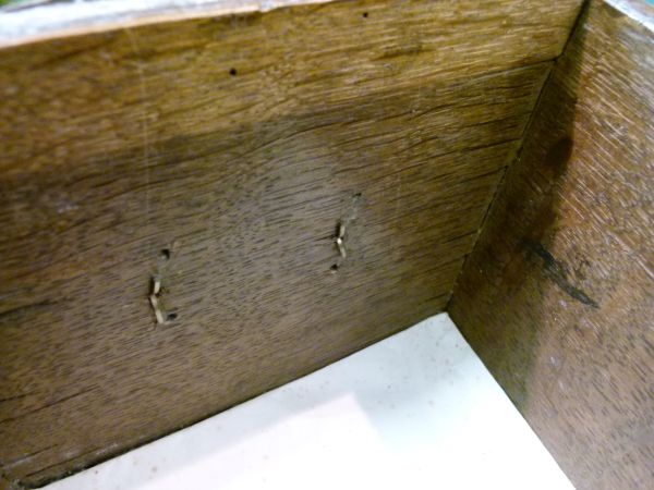 18th Century oak lowboy fitted three drawers having a shaped apron below and standing on cabriole - Image 6 of 9