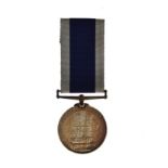 Queen Victoria R.N.V.R. Long Service Medal awarded to W. Wallis, Seaman 1st Class, H.M.S. Boscawen