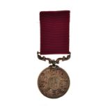 Queen Victoria Army Long Service Good Conduct Medal awarded to 26880 Gunner J. Rowe R.A.