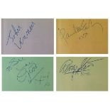 The Beatles - Autographs of John Lennon, Paul McCartney and Ringo Starr, on separate autograph album