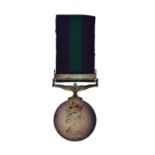 Elizabeth II General Service Medal with Borneo bar awarded to 23503306 L. Cpl G.F. Munro, Royal