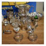 Quantity of various silver plated items Condition: