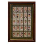 Cigarette Cards - Two sets of cricket related cards comprising: Player's Cricketers 1934 and