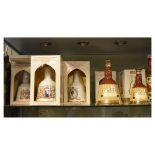 Wines & Spirits - Four Bell's Royal Commemorative Scotch Whiskies and decanters comprising: Prince