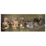 Seven Lilliput Lane cottages, together with a similar Danbury Mint model - Seagull Cove Condition: