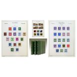 Stamps - Great Britain - Collection of mint Queen Elizabeth II stamps in three Lighthouse albums