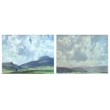 Vernon Ward - Pair of oils on board - Highland landscape, one signed and dated 1928, the other