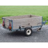 Car trailer, 149cm x 88cm x 41cm Condition: