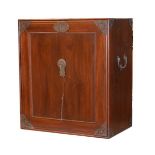 Chinese brass mounted table cabinet Condition: