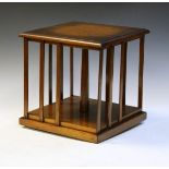 Mahogany table top revolving bookcase, 27.5cm wide Condition: