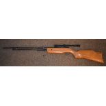 Air rifle with Nikko Stirling 4x20 sight Condition: