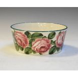 Wemyss circular bowl decorated with the Cabbage Rose pattern, painted and impressed marks Condition: