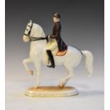 Vienna porcelain equestrian figure depicting a rider of the Spanish Riding School Condition: