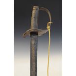 Militaria - British cavalry troopers sword, 1853 pattern with chequered leather grip, blade 90cm