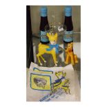 Babycham items, together with a Walt Disney Pluto figure Condition: