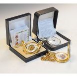 Three modern limited edition pocket watches Condition: