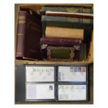 Various books, first day covers etc Condition: