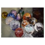 Collection of modern paperweights by Caithness, Selkirk, Mdina and others Condition: