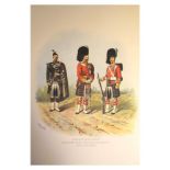 Folio of assorted pictures and prints to include; reproduction unframed prints of regimental