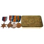 Medals - World War I group of three comprising 1914-15 Star, British War Medal and Victory Medal (