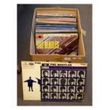 Assorted records to include; The Beatles, A Hard Days Night, Help!, Please, Please Me, With The