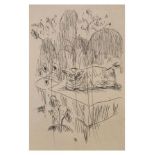 After Pierre Bonnard - Etching - Le Chat, 17.5cm x 12cm, framed and glazed Condition: