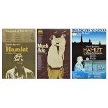 Theatre Memorabilia - Three assorted theatre posters comprising: Two starring Derek Jacobi as