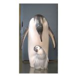 Lladro figure group - Penguin Love Condition: