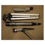 Solus telescope together with another telescope and two tripods