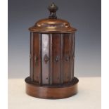 Late 19th/early 20th Century rosewood satinwood and oak cigar stand/case Condition: