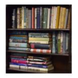 Assorted books to three shelves including; hard back fiction etc Condition: