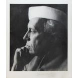 Autographs - Jawaharlal Nehru - First Prime Minister of India 1889-1964 - signed photograph dated