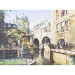 Brian Lancaster (1931-2005) - Watercolour - Pulteney Bridge, Bath, signed, 34.5cm x 46cm A.R.