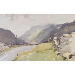 Edward Wesson (1910-1983) - Watercolour - Kirkstone Pass, Ullswater, signed, 31cm x 49cm A.R.