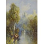 Frank Wasley (1848-1934) - Watercolour - Durham, signed, 35cm x 25cm Condition: ** General condition